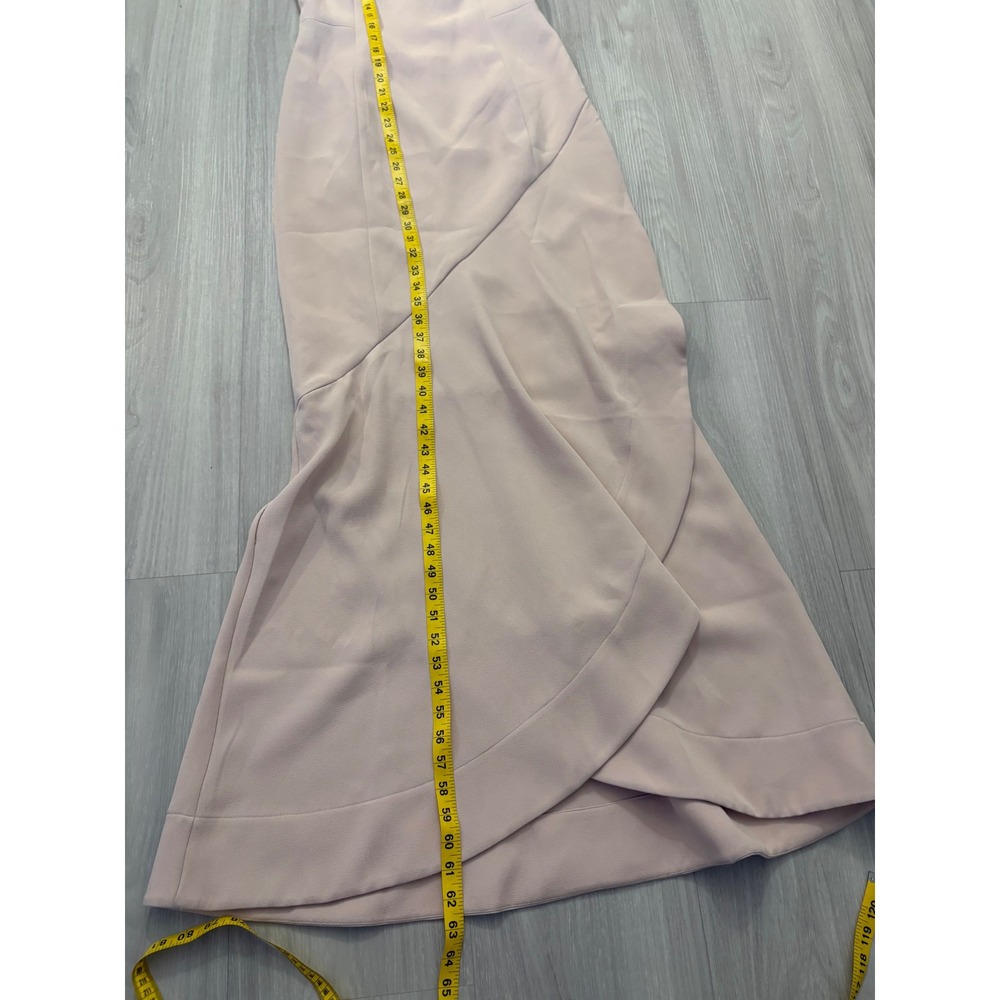Keepsake The Label Maxi Dress Women Pink Halter Neck Tulip Wrap Size 6 NWT - Picture 6 of 16